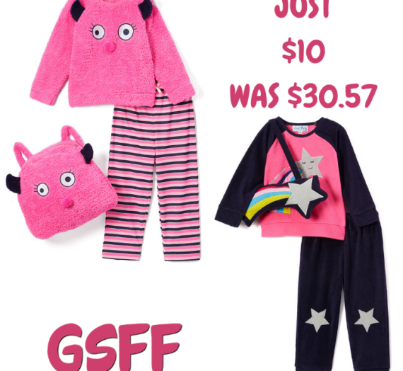 Girls 3-Piece Pajama Set Just $10! Down From $31!