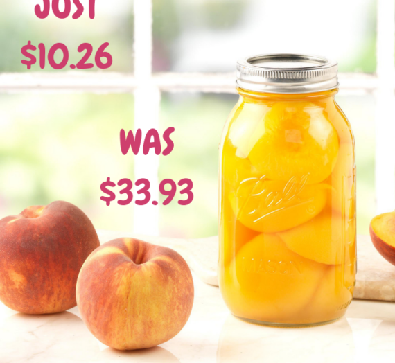 32-Ounce Mason Jars 12-Count Just $10.26! Down From $34!