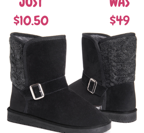MUK LUKS Jada Boots Just $10.50! Down From $49!