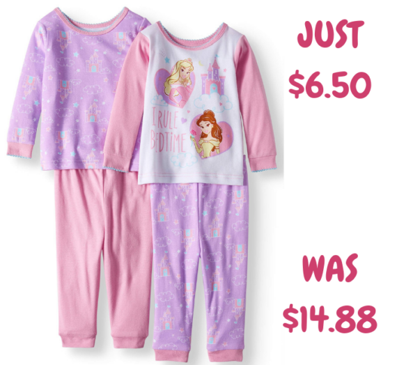 Kids Pajamas 4-Piece Set Just $6.50! Down From $15!